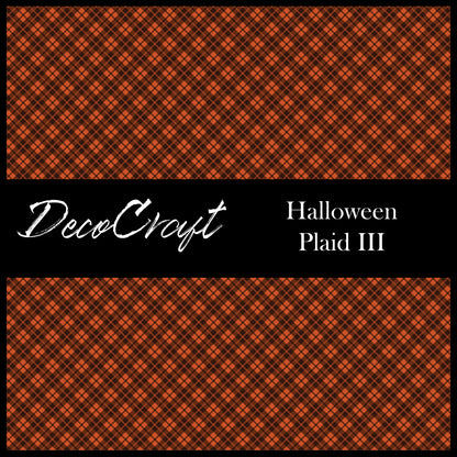 DecoCraft - Halloween - Plaid III