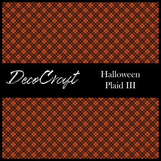 DecoCraft - Halloween - Plaid III