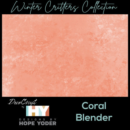 DecoCraft - Designs by Hope Yoder - Winter Critters - Coral Blender