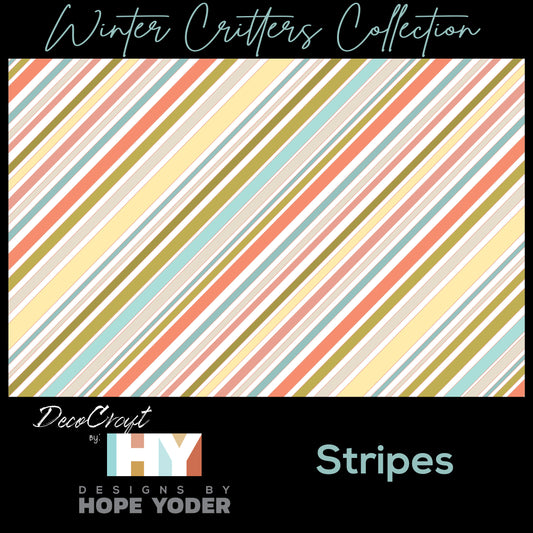 DecoCraft - Designs by Hope Yoder - Winter Critters - Stripes