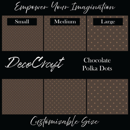 DecoCraft - Fall/Autumn - Chocolate Dot