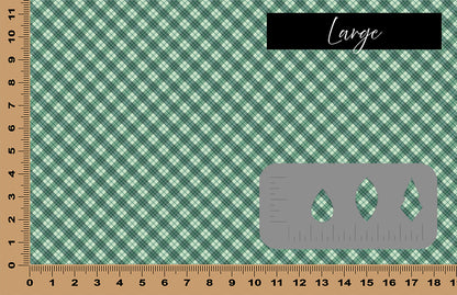 DecoCraft - Plaid - Green Fall Argyle