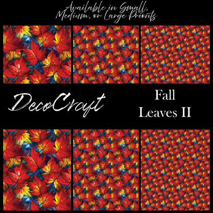 DecoCraft - Stained Glass - Fall Leaves II