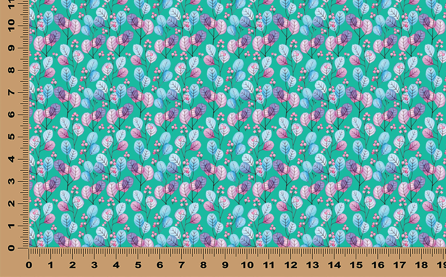 DecoCraft - Flowers & Greenery - Scattered - Pastel Leaves