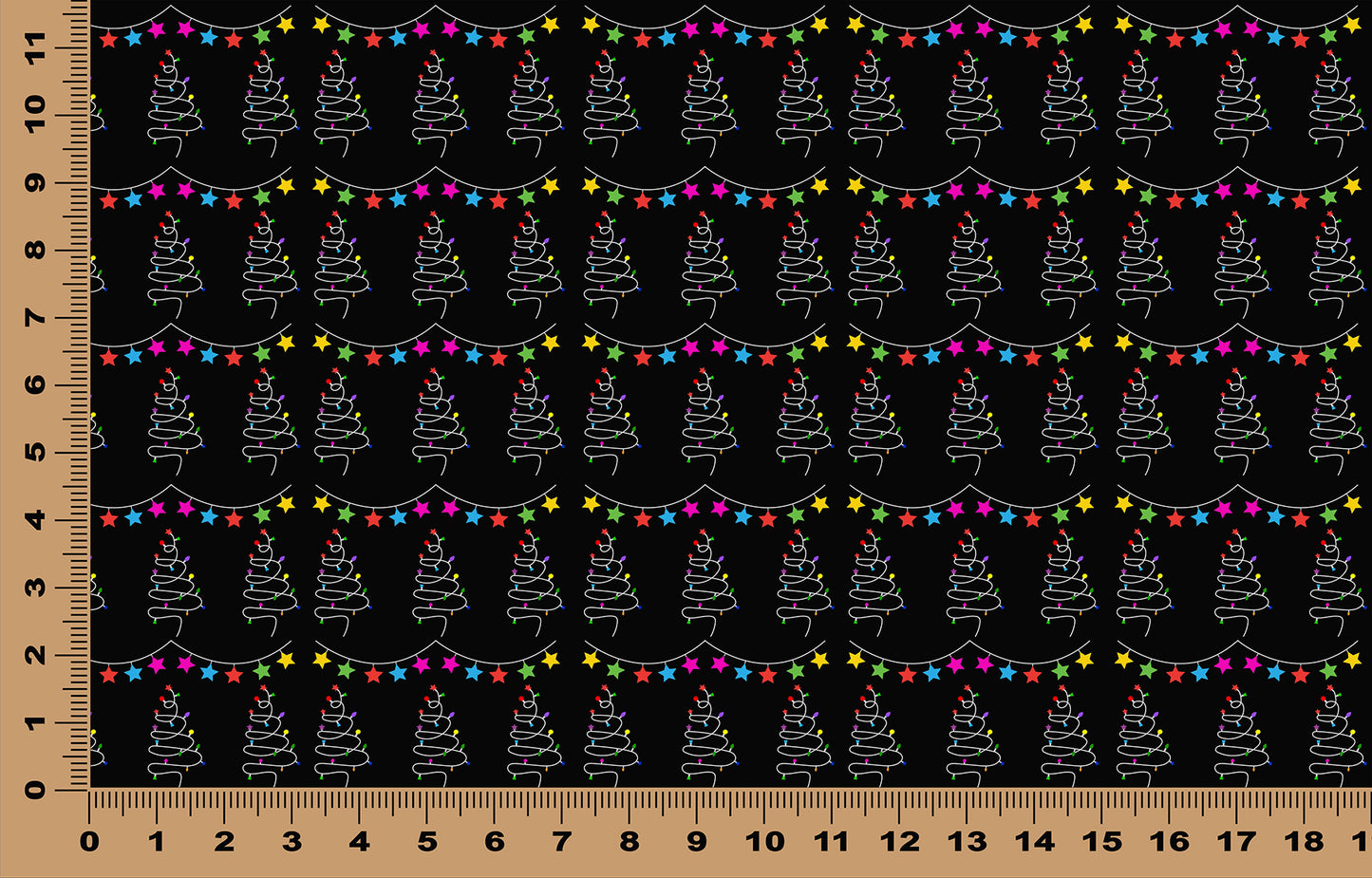 DecoCraft Christmas - Christmas Lights Color Trees