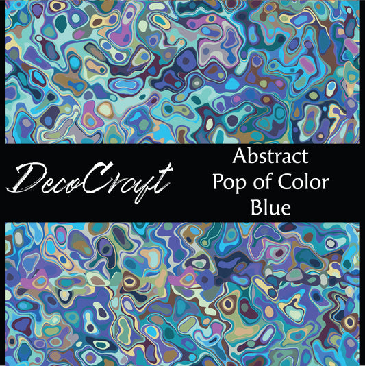 DecoCraft - Abstract - Pop of Color - Blue
