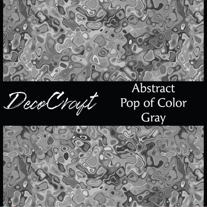 DecoCraft - Abstract - Pop of Color - Gray