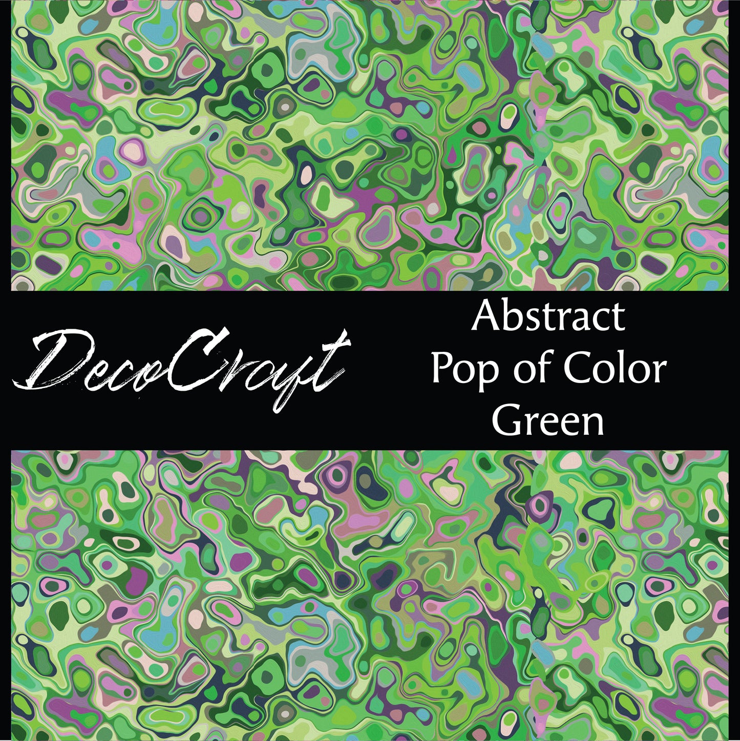 DecoCraft - Abstract - Pop of Color - Green