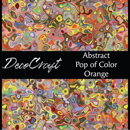 DecoCraft - Abstract - Pop of Color - Orange