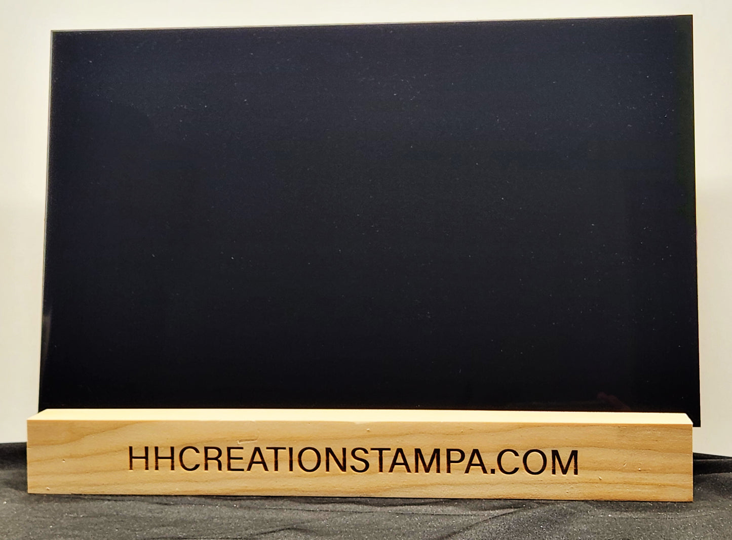 1/8" Black Cast Acrylic Sheets - Glossy on Both Sides - 11.75" x 19"