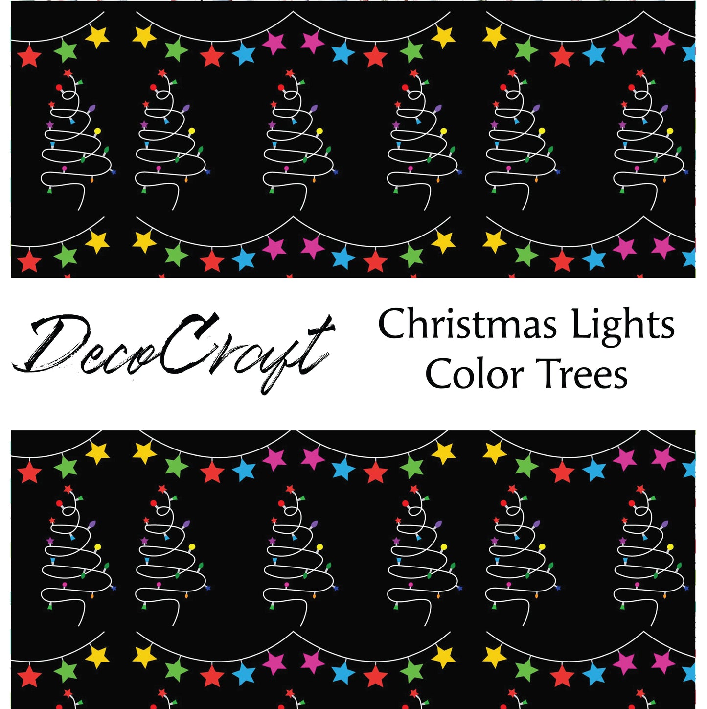 DecoCraft Christmas - Christmas Lights Color Trees