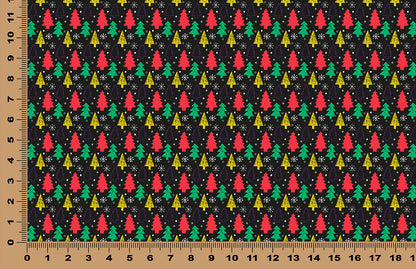 DecoCraft Christmas - Doodle Christmas Trees Multi-Color