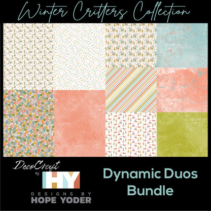 DecoCraft - Designs by Hope Yoder - Winter Critters Dynamic Duo Bundle (6 Sheets)