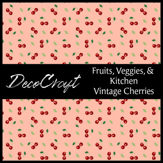 DecoCraft - Fruit, Veggies, & Anything found in the Kitchen - Vintage Cherries