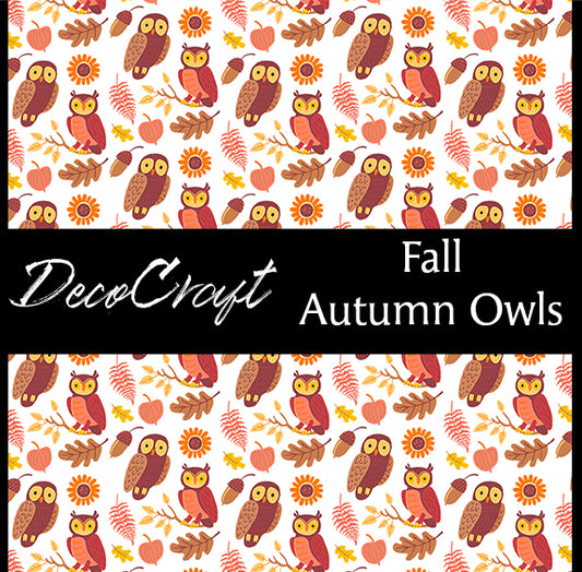 DecoCraft - Fall - Autumn Owls