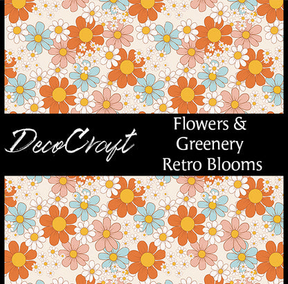 DecoCraft - Flowers & Greenery - Retro Blooms