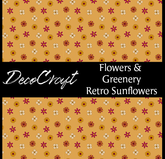 DecoCraft - Flowers & Greenery - Retro Sunflowers