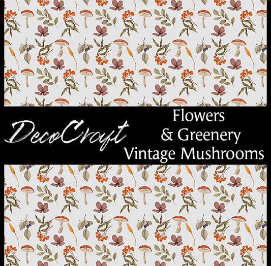 DecoCraft - Flowers & Greenery - Vintage Mushrooms