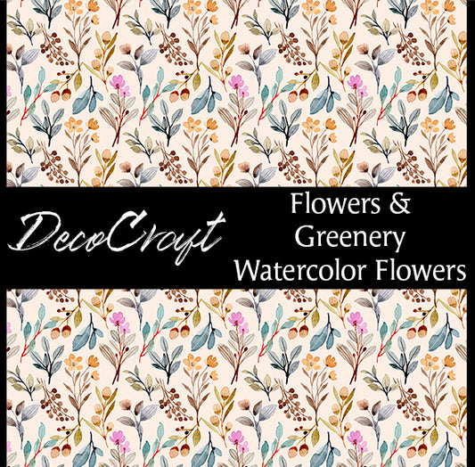 DecoCraft - Flowers & Greenery - Watercolor Flowers