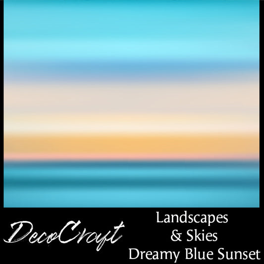 DecoCraft - Landscapes & Skies - Dreamy Blue Sunset