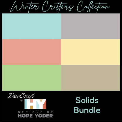 DecoCraft - Designs by Hope Yoder - Solids Bundle (6 Sheets)