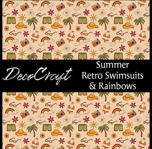 DecoCraft - Summer - Swimsuits & Rainbows