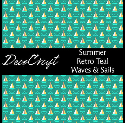 DecoCraft - Beach - Waves & Sails