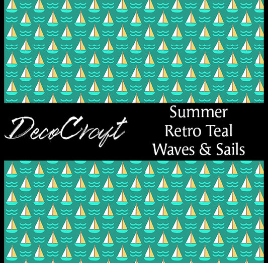 DecoCraft - Beach - Waves & Sails