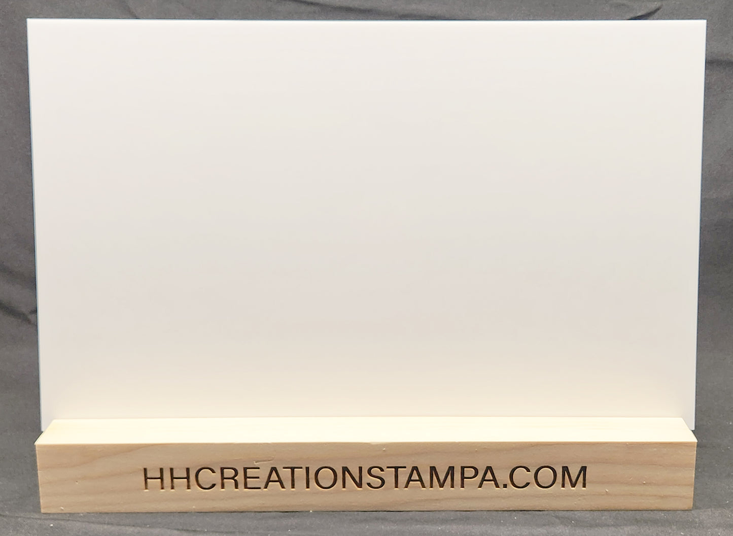 1/8" White Cast Acrylic Sheets - Glossy on Both Sides - 11.75" x 19"