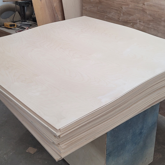 LOCAL PICK UP ONLY - 1/4" B/BB - Premium Baltic Birch Plywood Full Sheets 5 ft x 5 ft