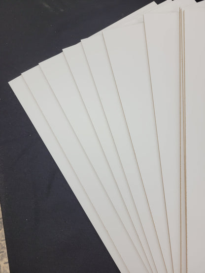 1/8" Premium Double-Sided White MDF Draft Board 15.75" x 23.75"